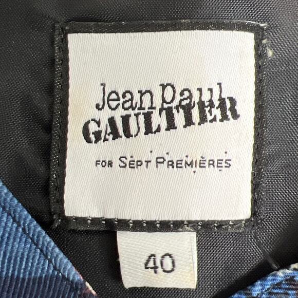 Jean Paul Gaultier September Premieres Dress Mandarin Collar Size 40 - Picture 11 of 13